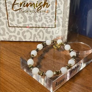 White & Gold Single Bracelet